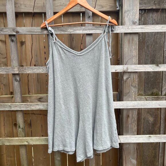 Jungmaven Heathered Sespe Short Romper Grey - Picture 3 of 4